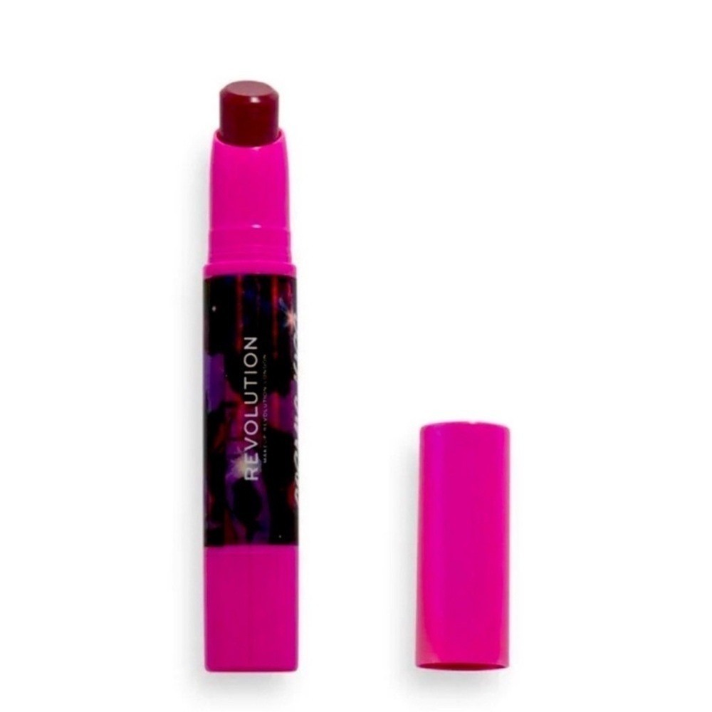 Makeup Revolution Cosmic Kiss Lip Tint Purple Shadow Glossy Shimmer 0.07oz